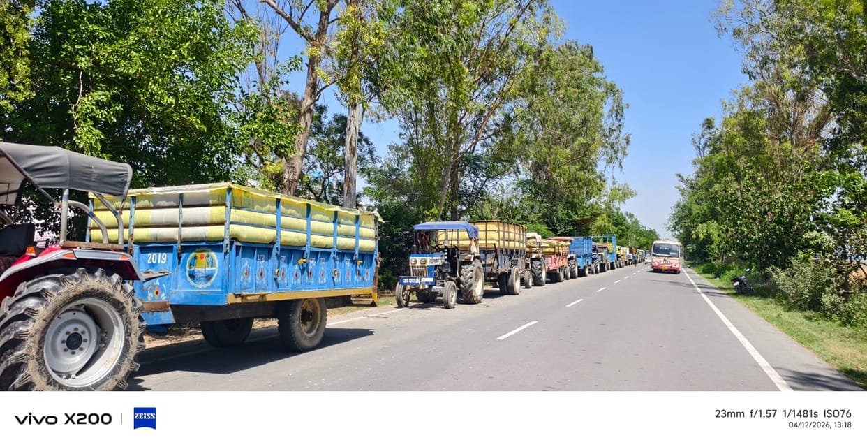 Wheat procurement has not started in Dhand, anger among farmers