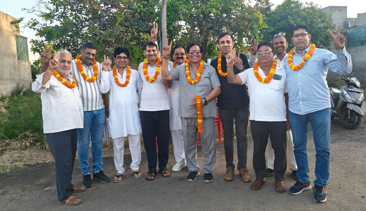 Dr. Sanjay Sharma became the president of Sector-6 RWA for the third time.