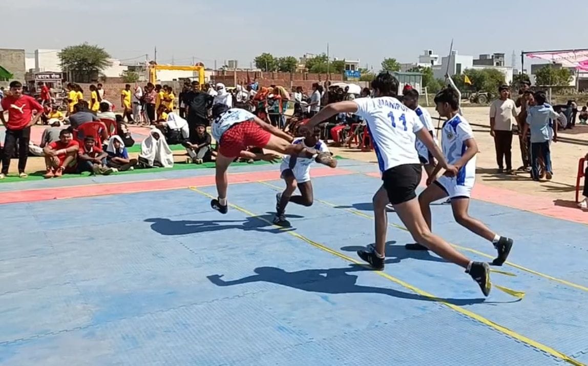 Haryana reached the semi-finals of the national level Kabaddi competition.