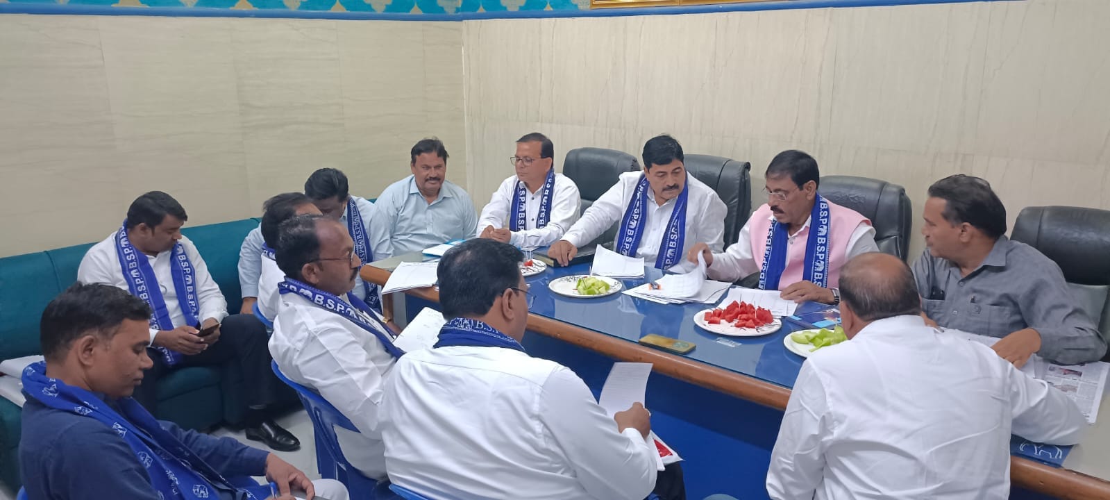 BSP held meeting to celebrate Dr. Ambedkar's birthday