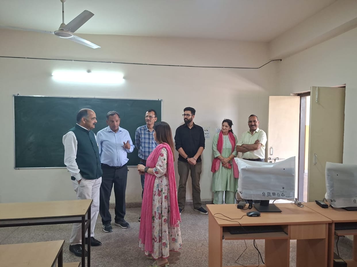 The Director of Education conducted a surprise inspection of Barotiwala College.