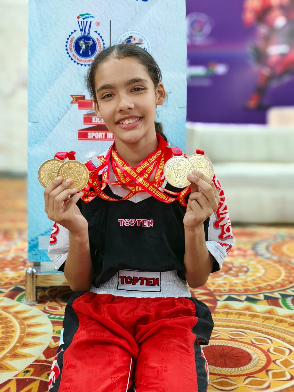 Opponents surrendered before Soumya's punch, winning four gold medals