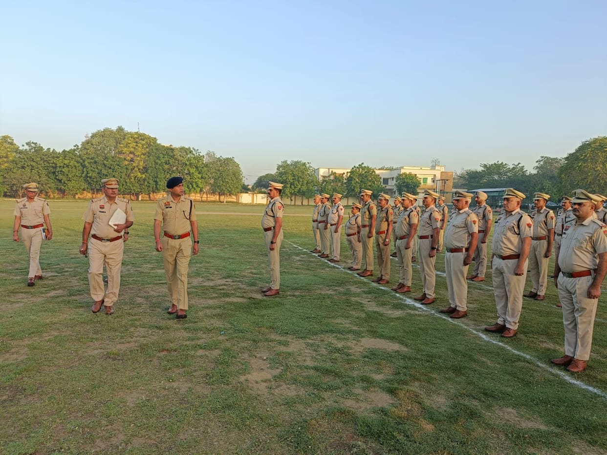 Drills conducted with the aim of keeping the troops fit.