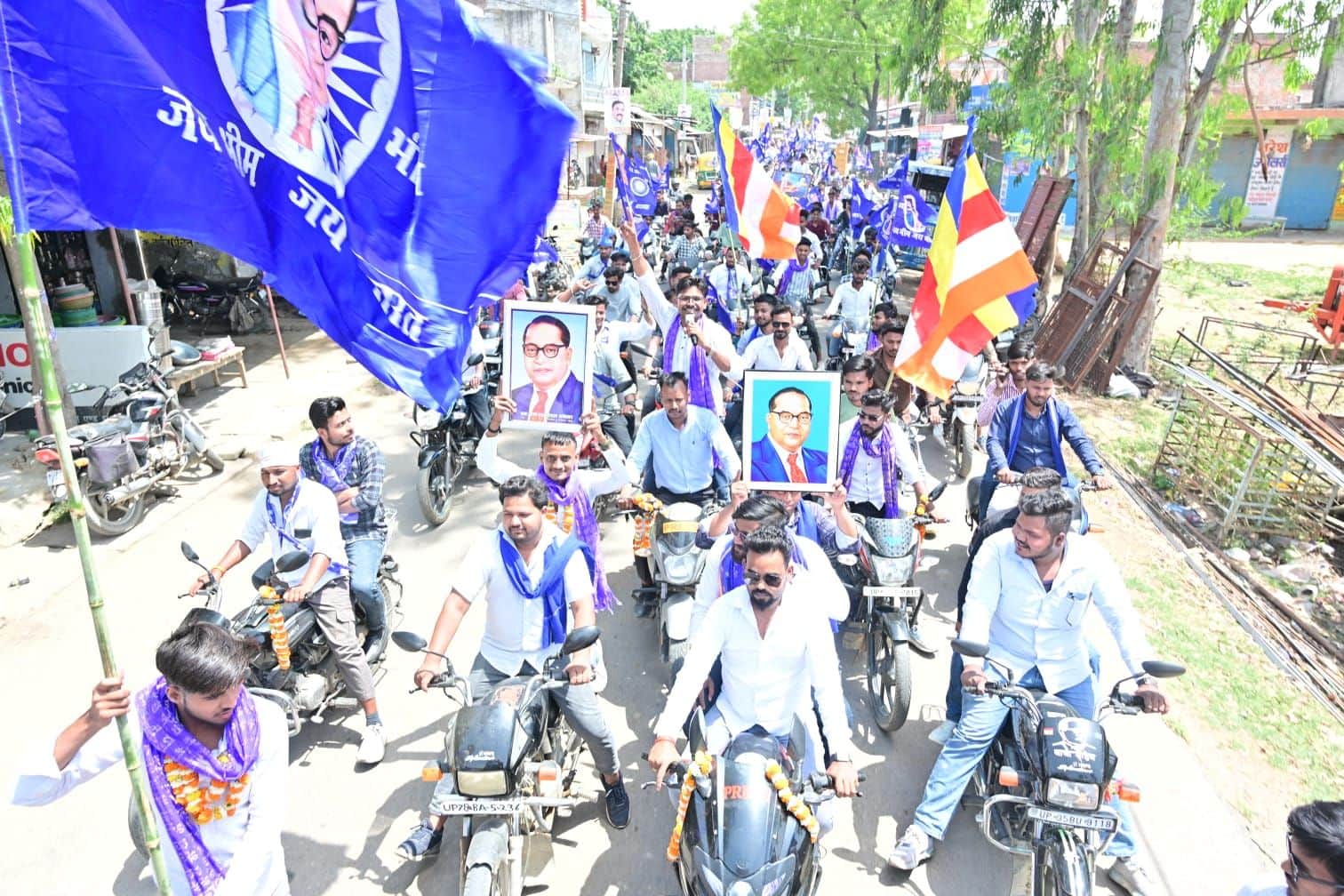 फोटो-33-बाइक रैली में शामिल युवा। स्रोत: आयोजक