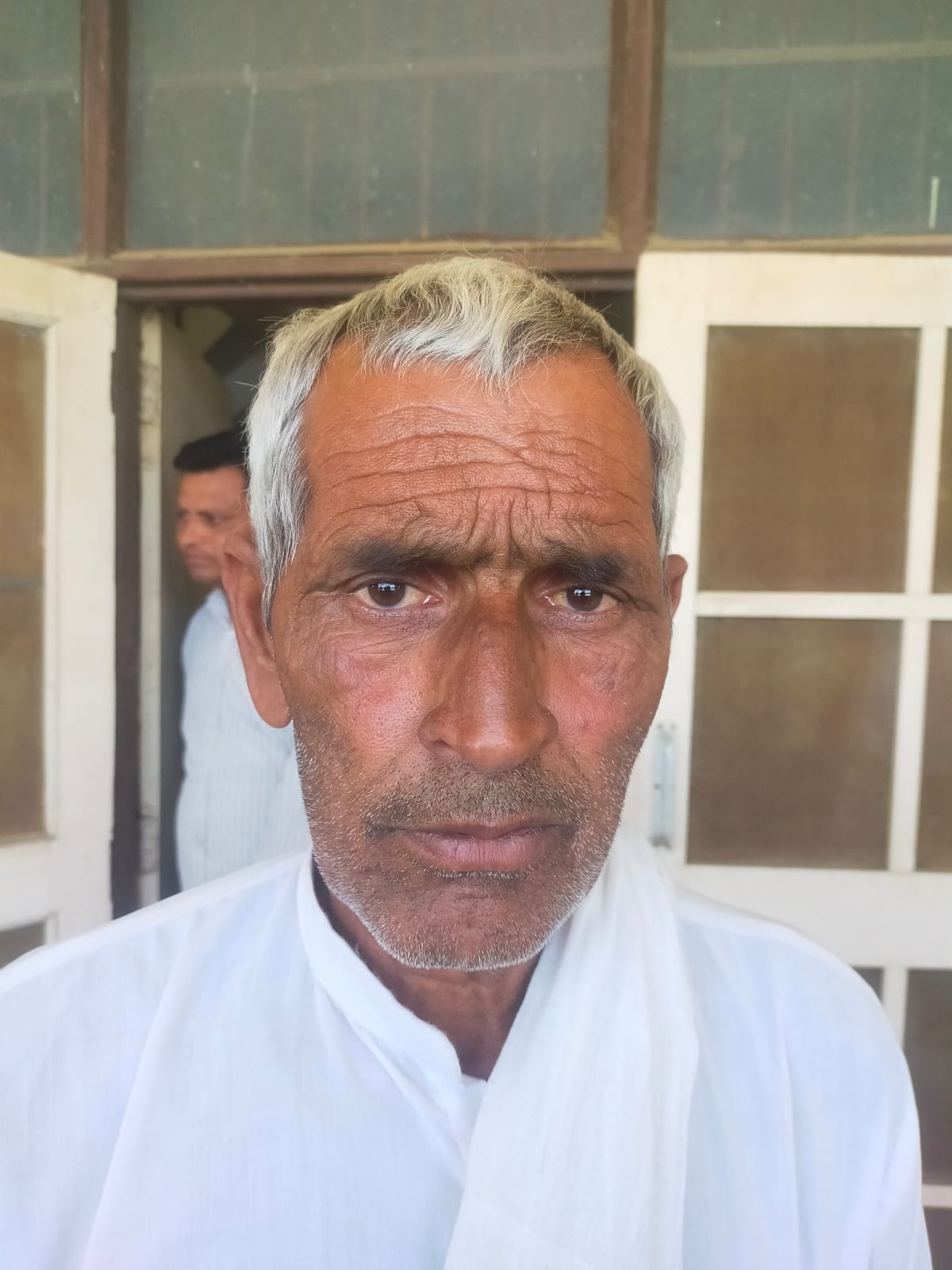 Ramphal from Dhaoleda villagerounds of grievance redressal camps for three years to get his electricity bill corrected