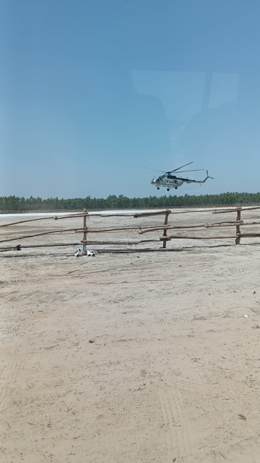 Helicopter landing, VVIP fleet conducts trial run to Dat Mandir