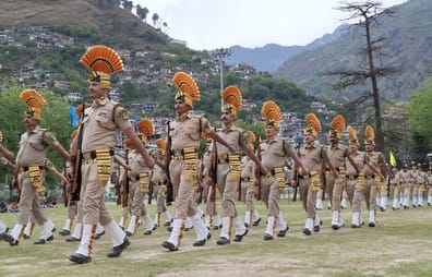 Full dress rehearsal at Dhalpur ground