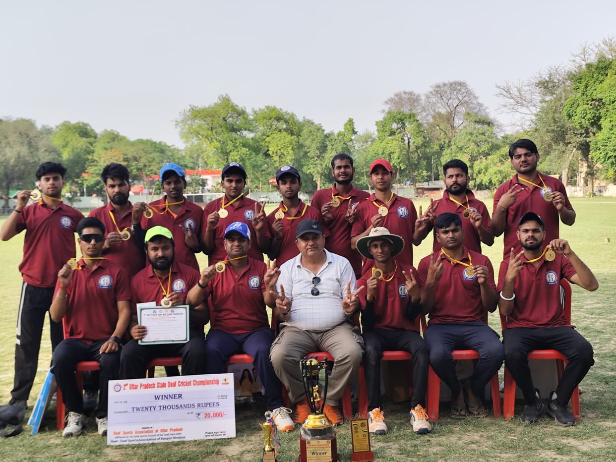 Meerut defeated Kanpur to become the Deaf Cricket Champion