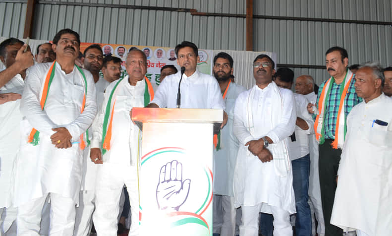 .कार्यक्रम को संबोधित  करते सांसद दीपेंद्र हुड्डा। संगठन