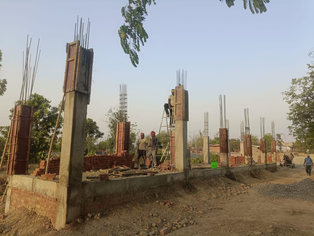 The construction of the roadways bus depot has gained momentum, five shops will be built in the premises.