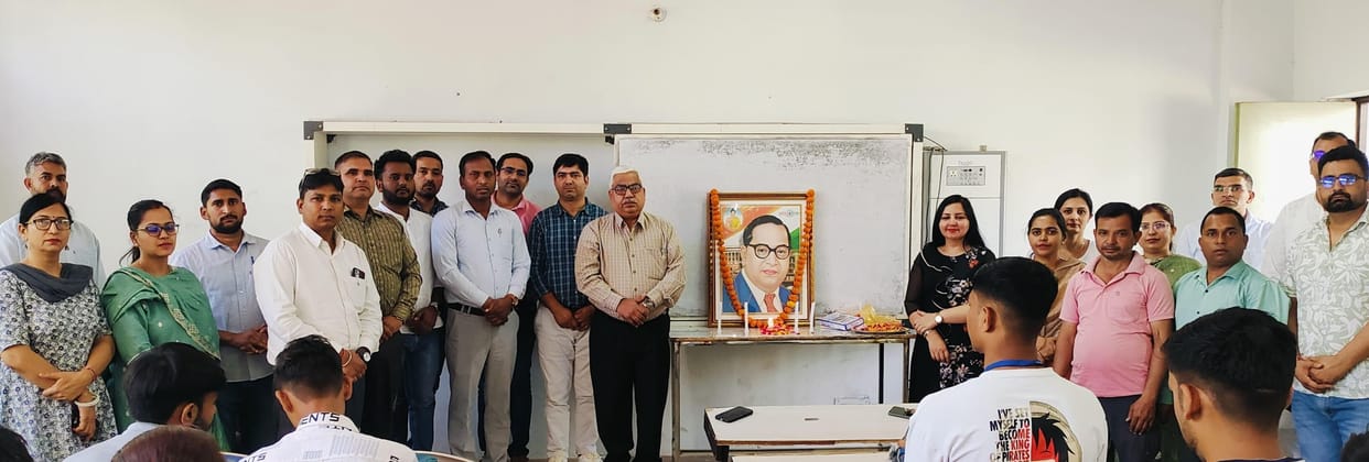 Babasaheb Ambedkar's 136th birth anniversary was celebrated.