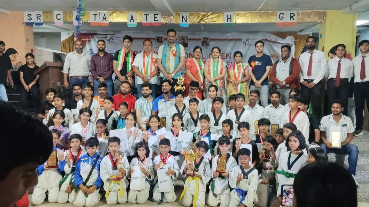 Players showcase their skills in Taekwondo competition