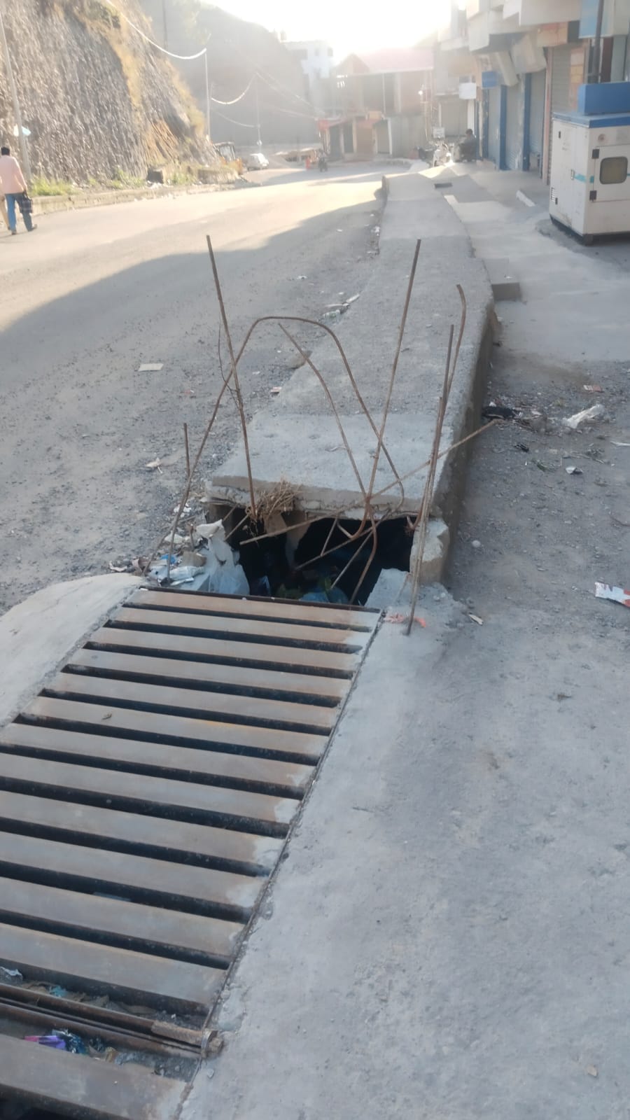 Incomplete construction at Tauni Devi has increased people's troubles, increasing the risk of accidents.