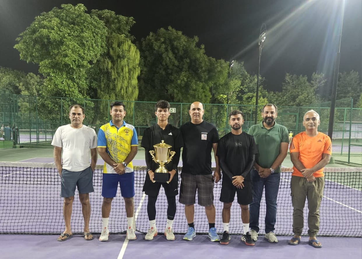 Vansh won gold medals in singles and doubles