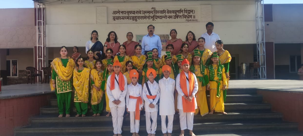 Students get immersed in the colors of folk culture on Vaisakhi
