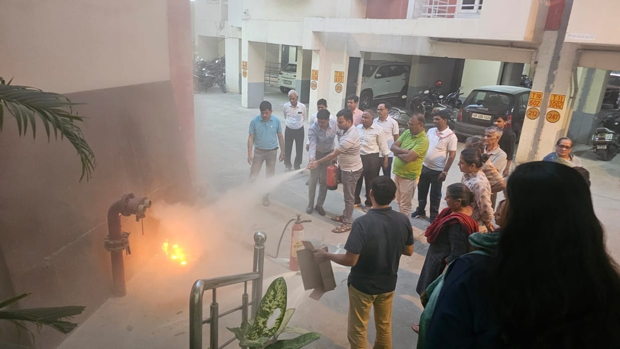 Training on fire safety was provided.