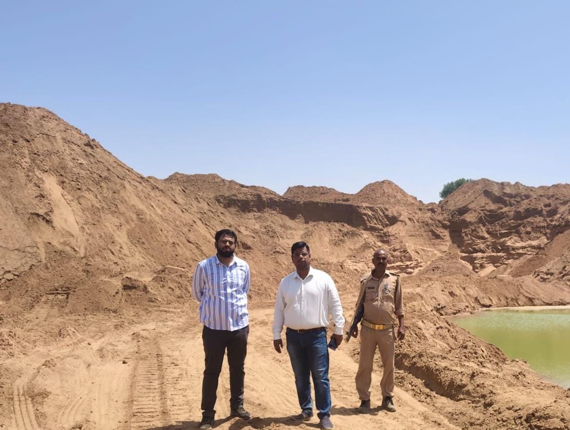 Action taken against illegal mining, fines worth crores imposed on four leases
