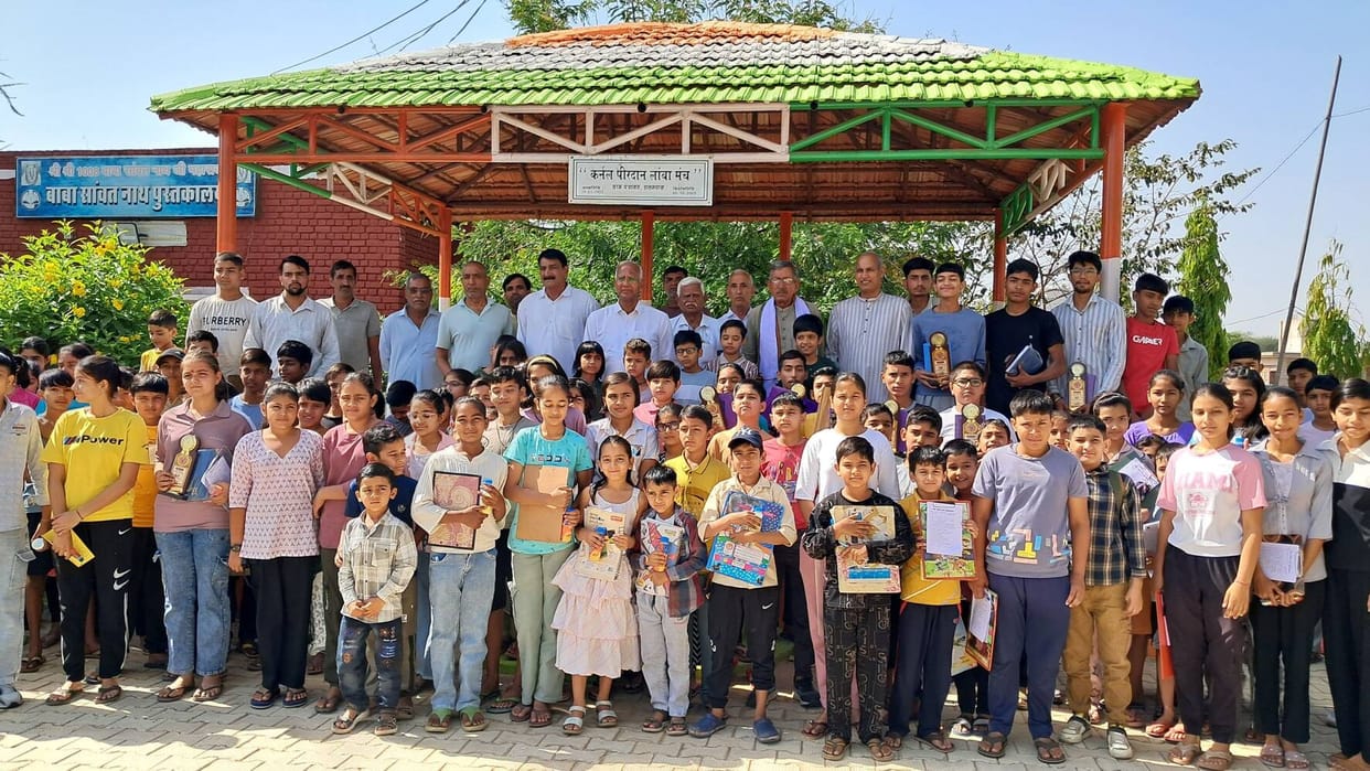 Dishu, Aarav, and Harshita top the competition held on Ambedkar Jayanti.