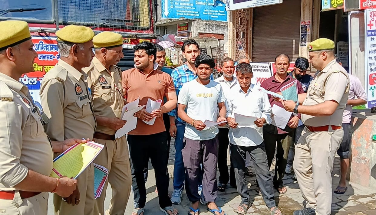 Fire brigade personnel took out a rally to create awareness among the people.