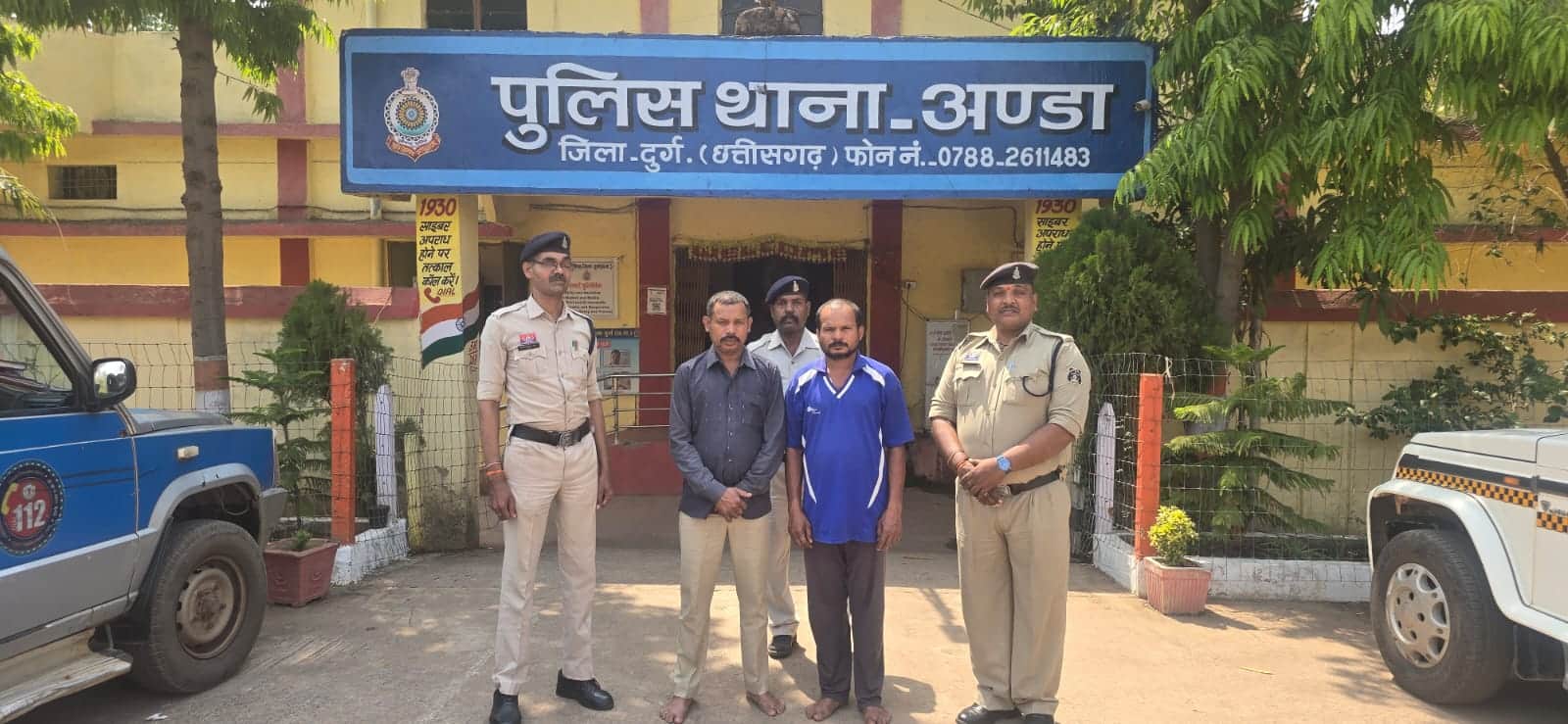 हत्या के दो आरोपियों को पुलिस ने किया गिरफ्तार