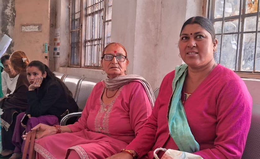Patients wandered around with prescriptions in their hands for treatment.