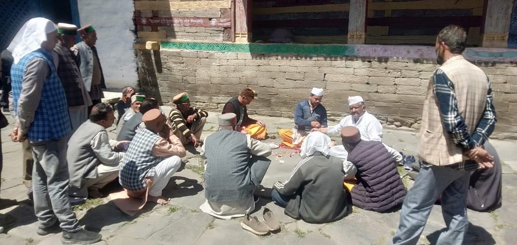 Celebrated Baisakh by planting rhododendron flowers in homes