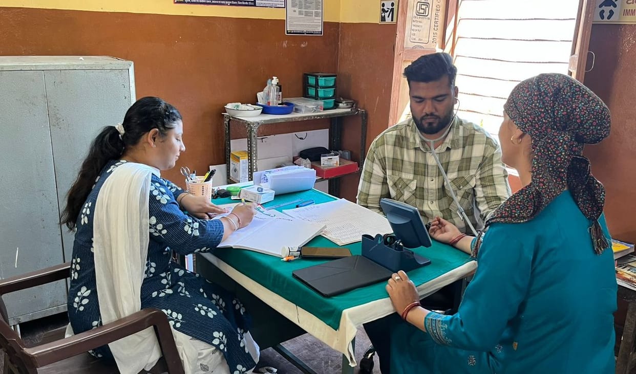 health jagrukta camp in nahan