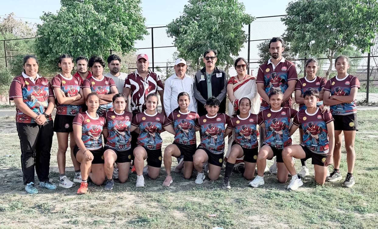 Preeti from Dadri selected in Haryana Senior Women's Rugby Team, competition will be held in Bihar from 16th