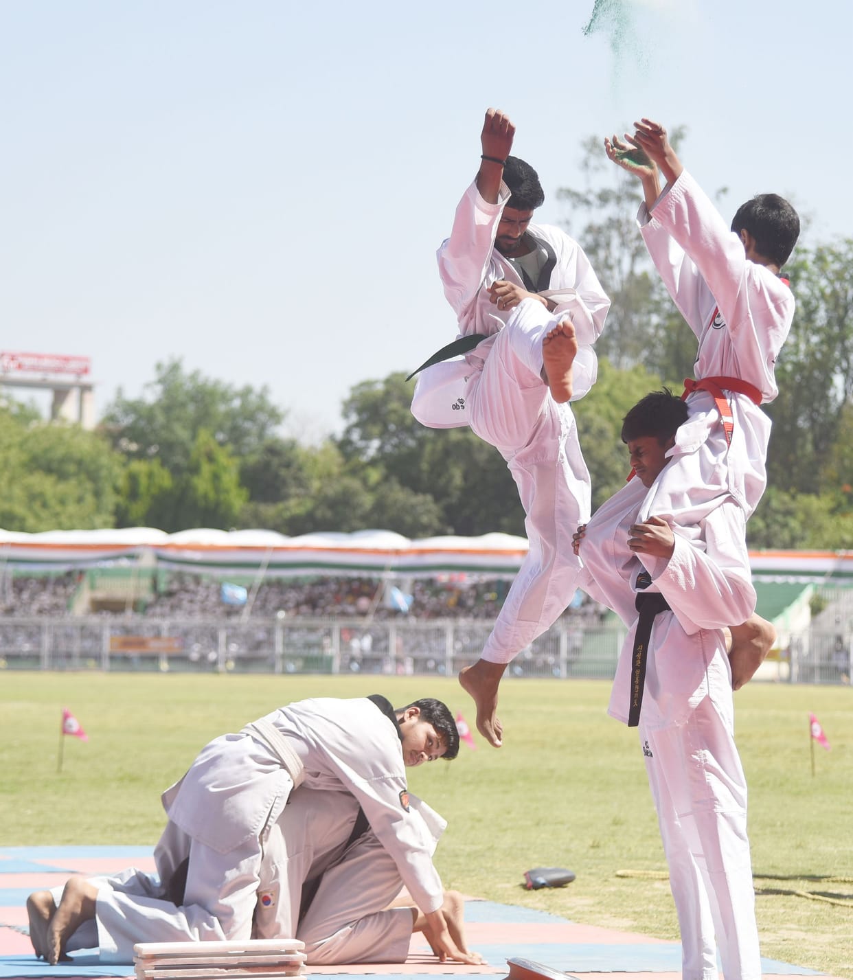 Players showed their strength in the MP Sports Festival