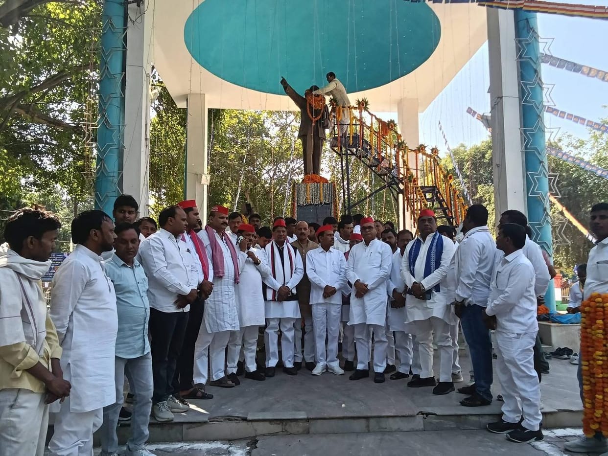 Political parties also celebrated Dr. Ambedkar's birthday