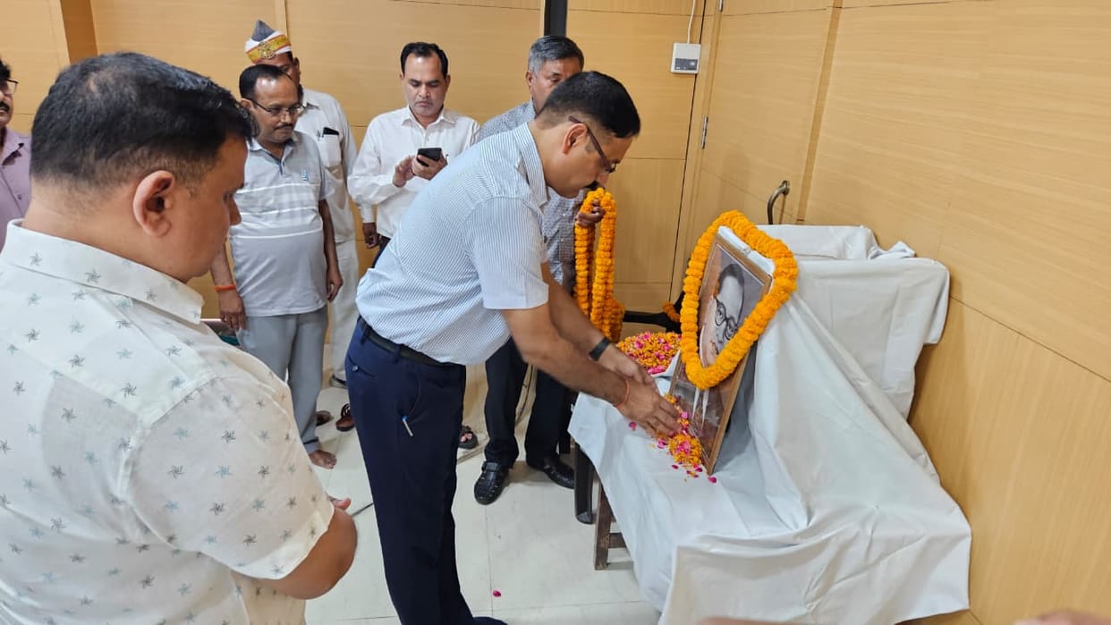 Baba Saheb's birth anniversary was celebrated with great pomp in the district.