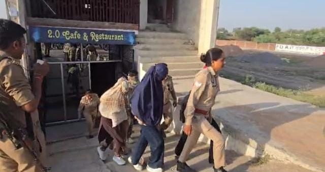 Police raid restaurant, arrest seven people including three women