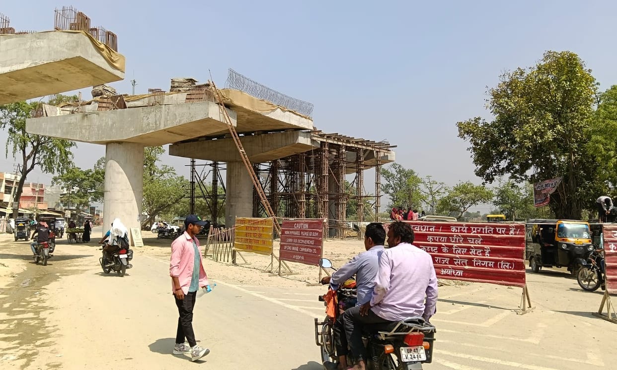 Construction of Haraiya Tiraha Overbridge begins