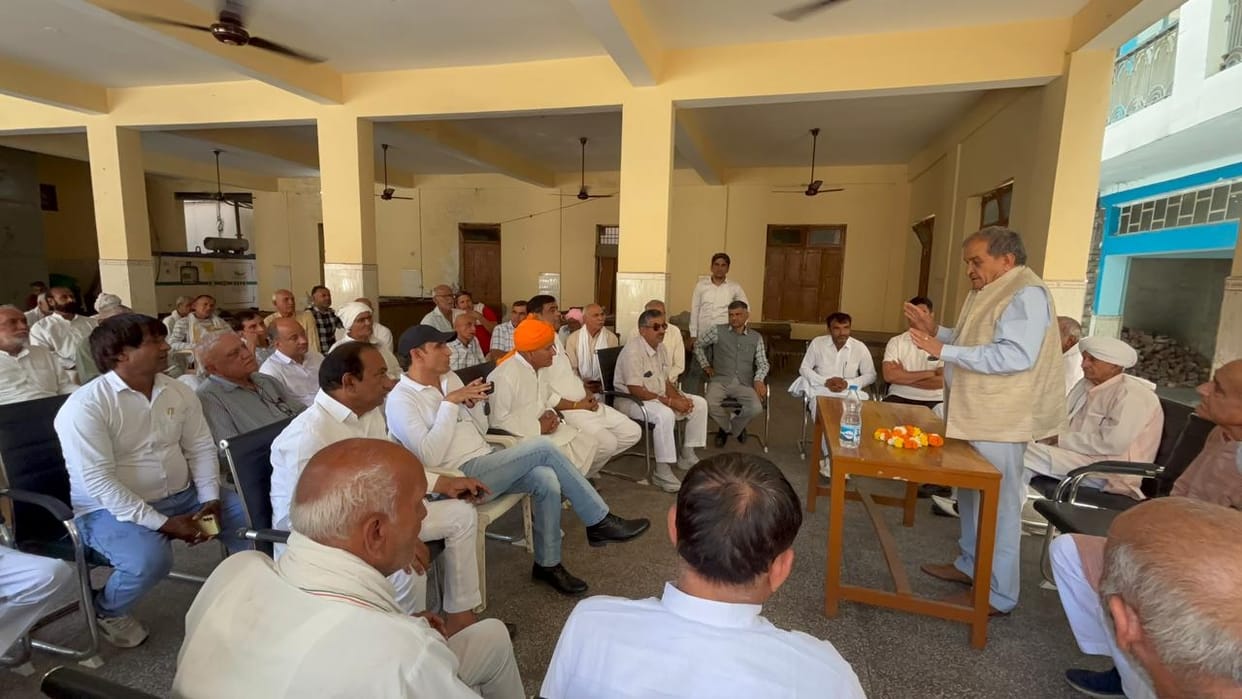 Meeting Held at Chhoturam Dharamshala Regarding the Sadbhav Yatra