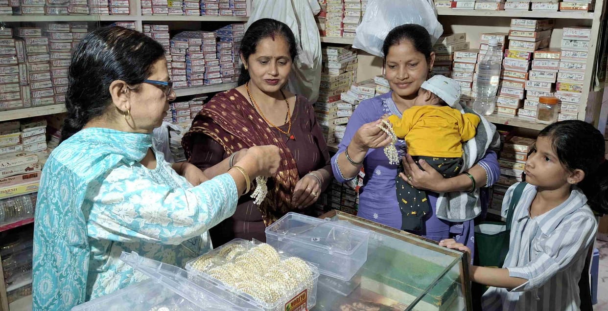 Women are liking Kashmiri designed bangles and bracelets