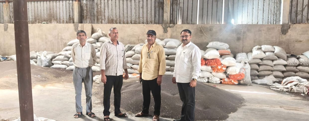 Fine of Lakhs Levied on Illegal Mustard Storage During Raid