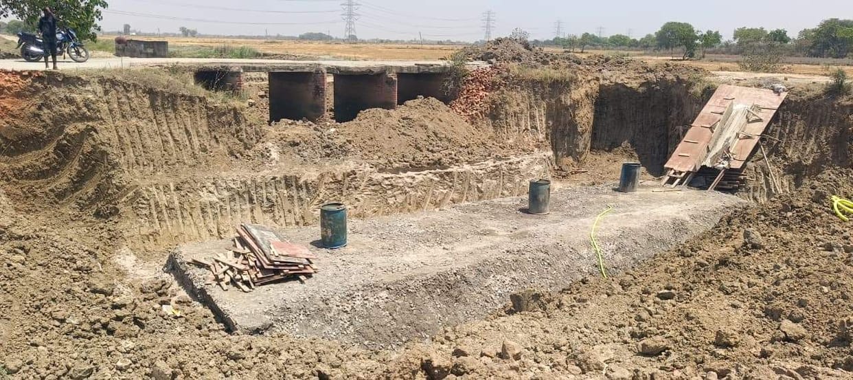 Culvert Construction Begins in Ghoswa; Residents of Two Blocks to Benefit