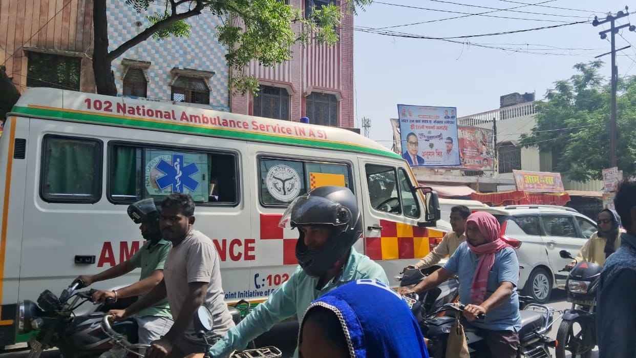 Traffic system in Jalalpur collapsed, causing a jam