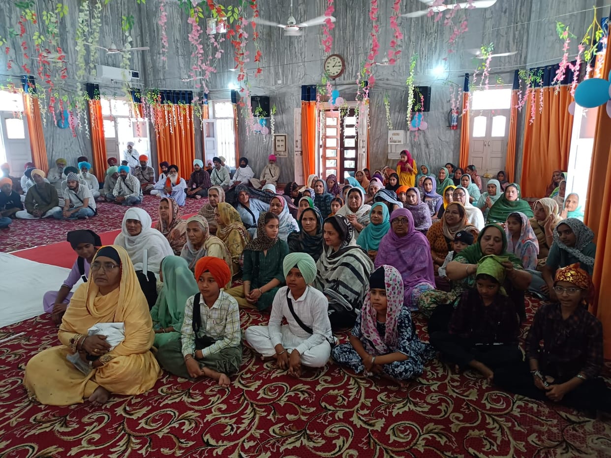 A Turban-Tying Competition Was Organized for Children.