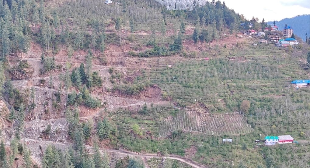 Villagers angry over the poor condition of Rewalpul-Matal road