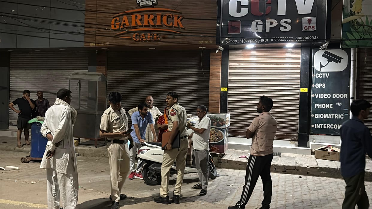 Two girl students riding a scooter were injured after being hit by a speeding vehicle