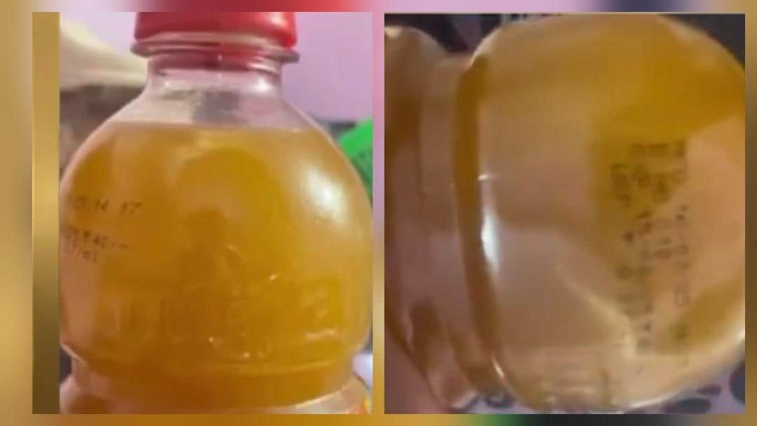 माजा बोतल में निकला प्लास्टिक, कंपनी पर लगा जुर्माना।