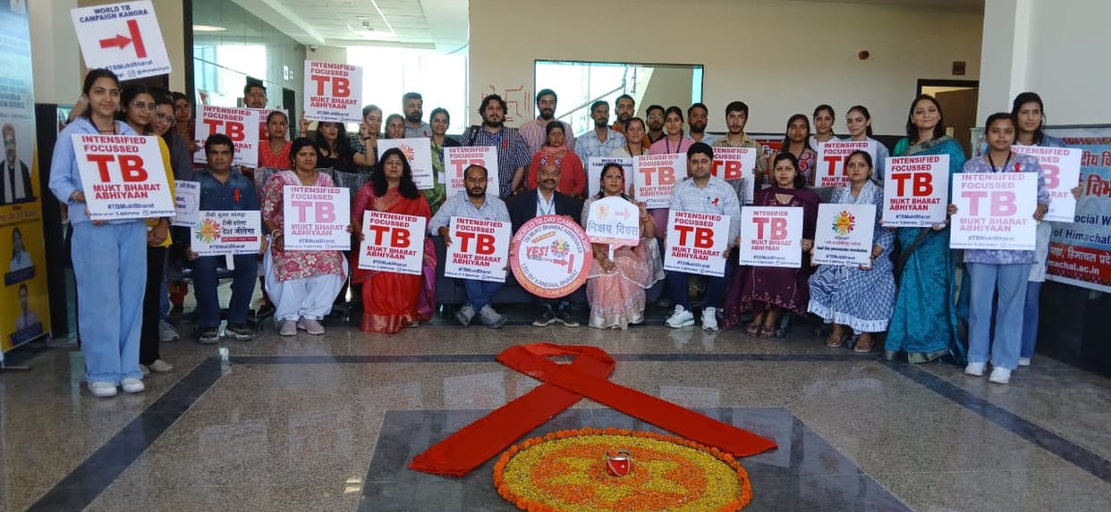 Central University Dehra raised awareness about TB free India