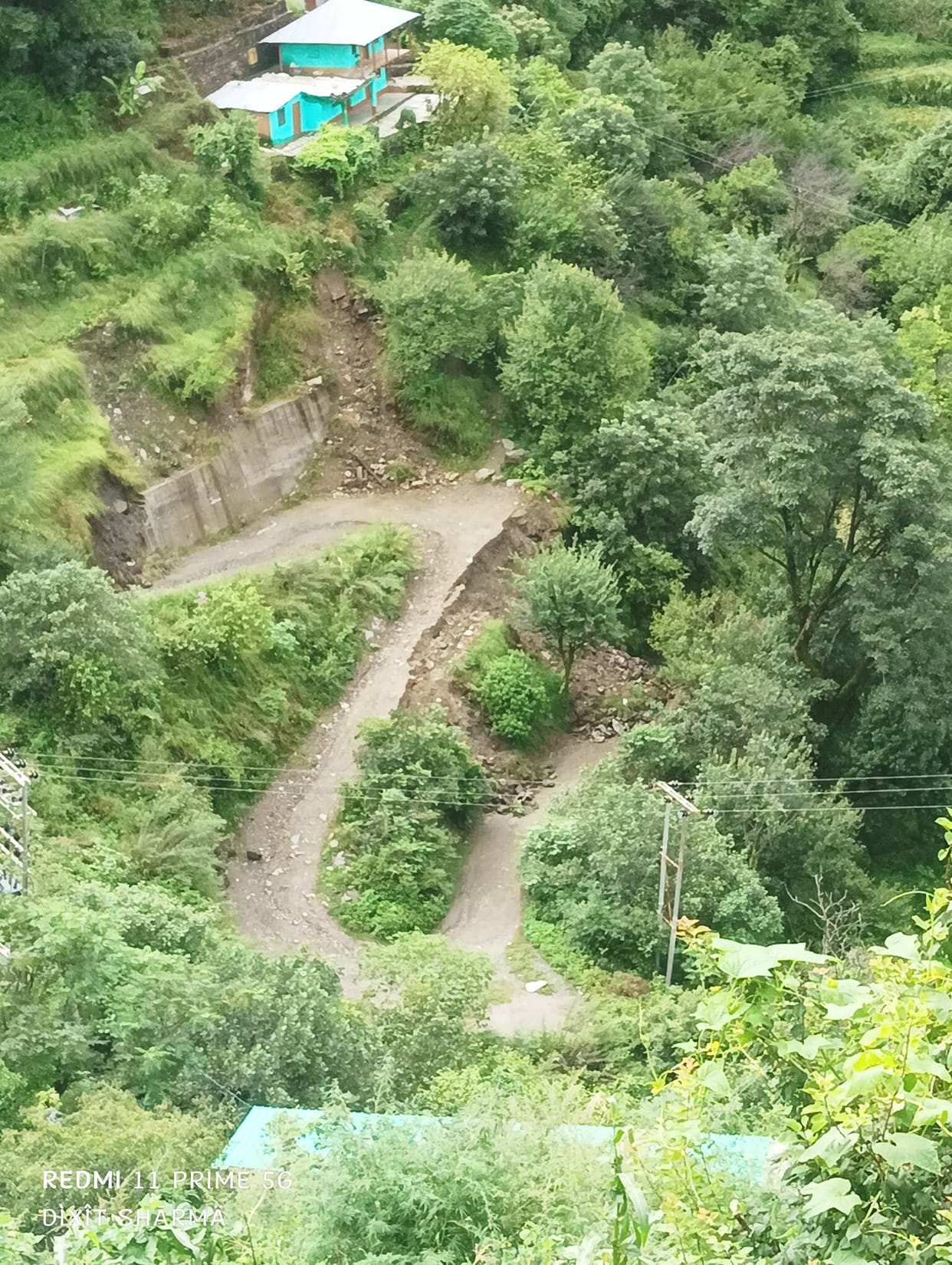 Even after ten months of rain, the road from Delth to Tutu has not been opened, causing distress to the villagers