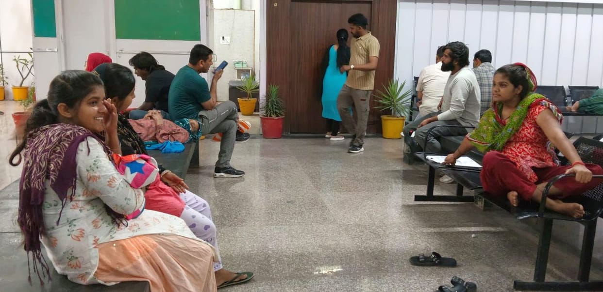 Children are suffering from fever due to rising temperature