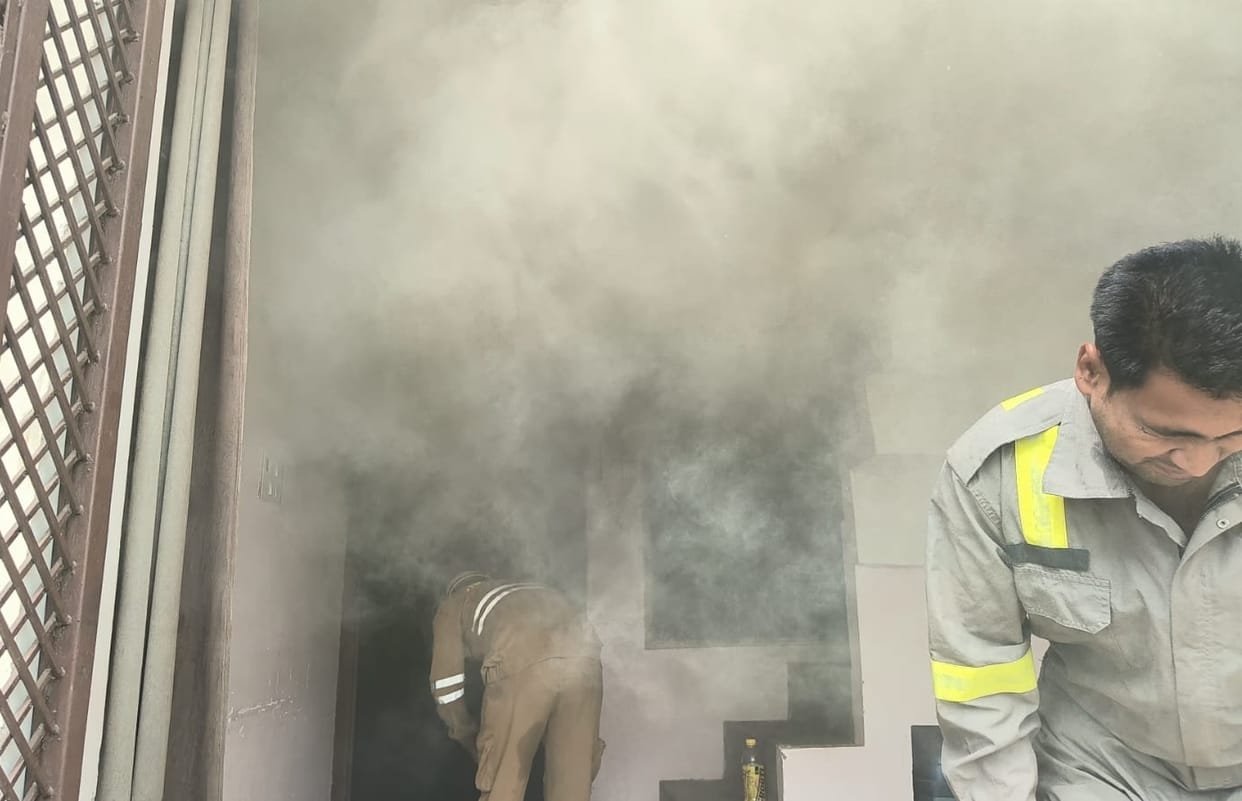 Firefighters brought the fire under control