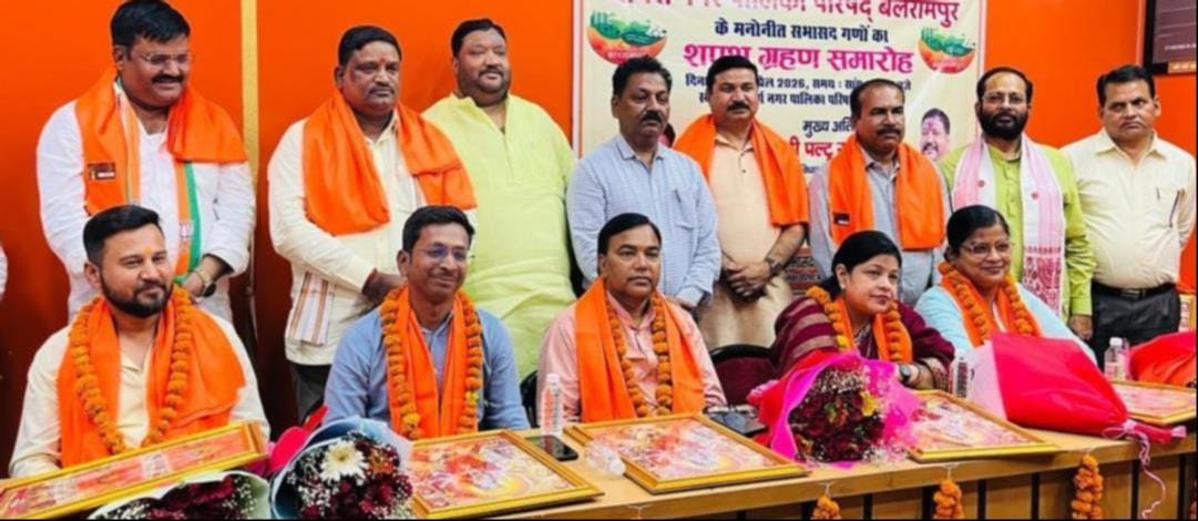 Nominated councilors took oath, emphasis on development of the city