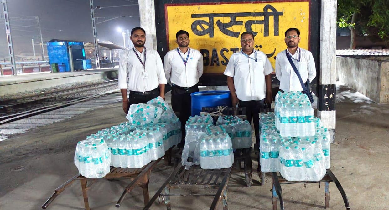 Illegal water bottles seized again in trains