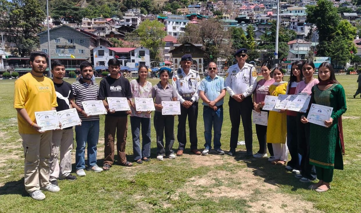 NSS Volunteers Honored for Assistance in Traffic Management