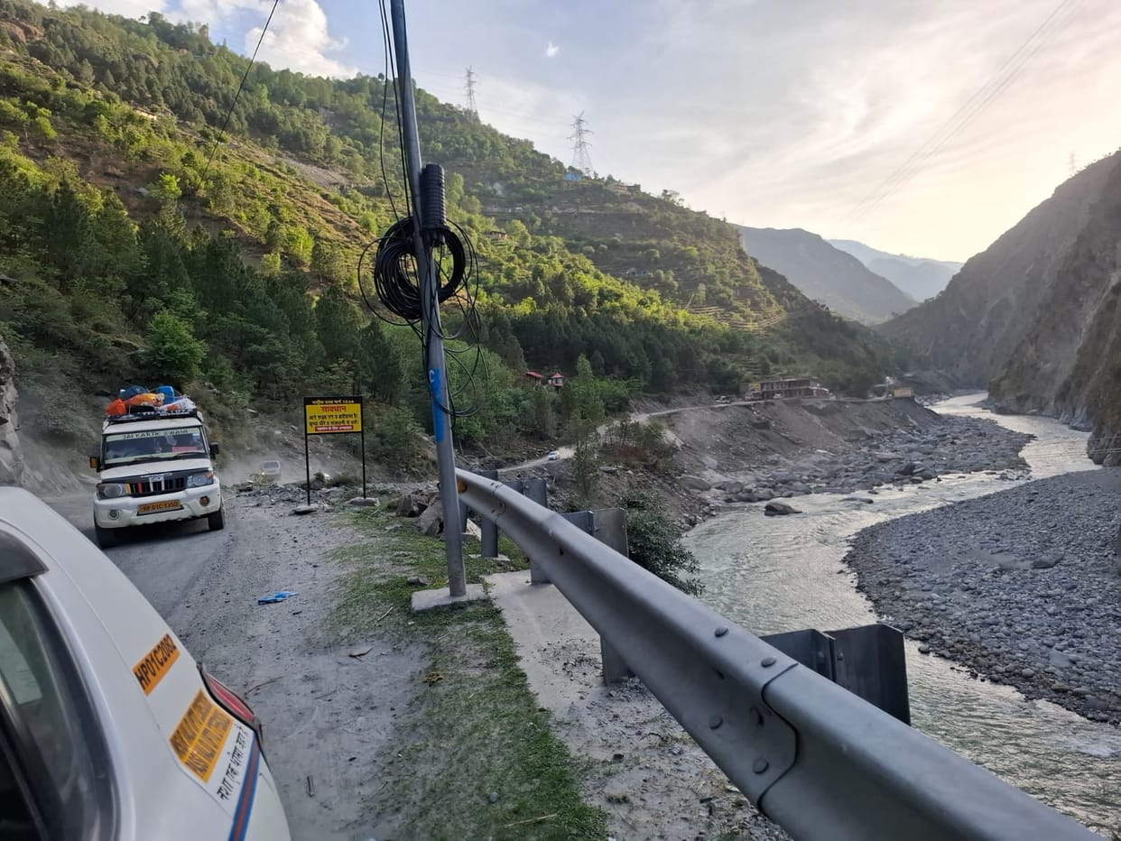 Traveling on the NH from Bagga to Luna has become a nightmare.